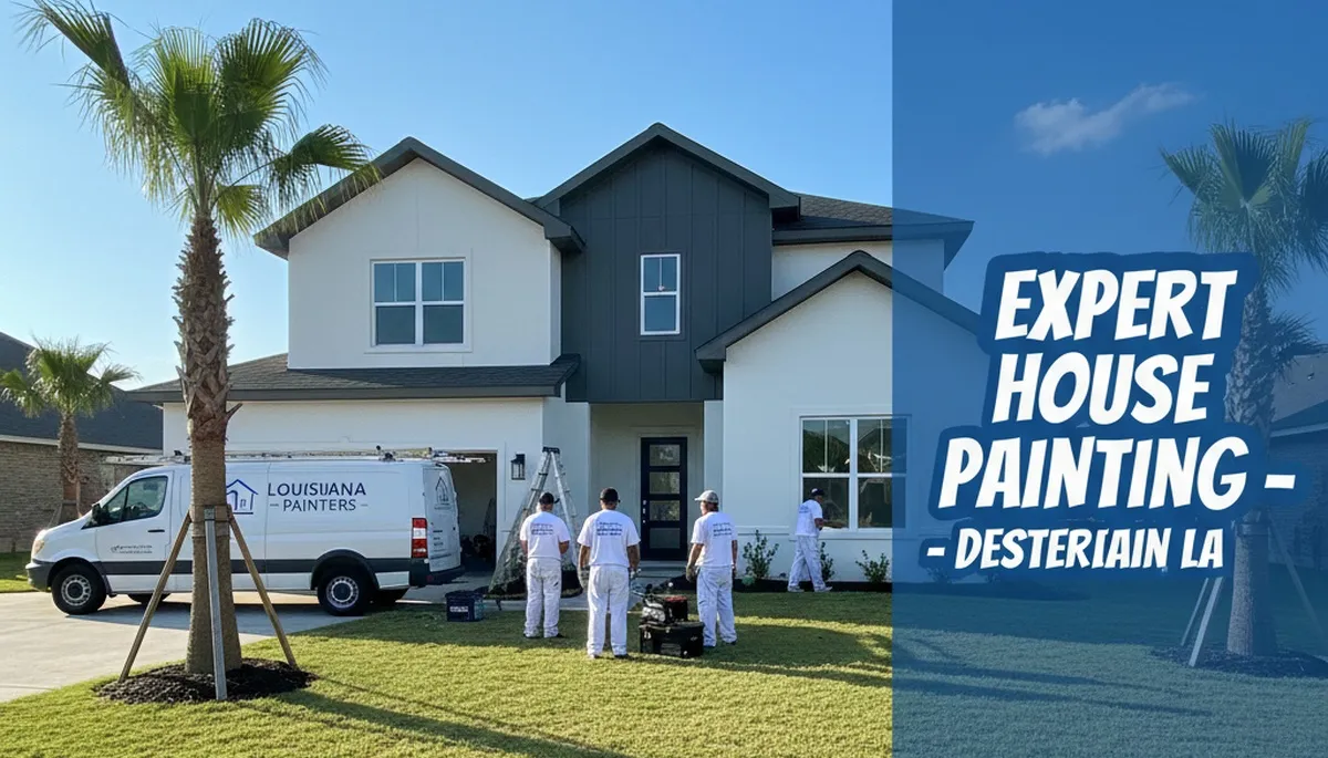Professional house painting contractor serving New Orleans, LA for interior and exterior painting services