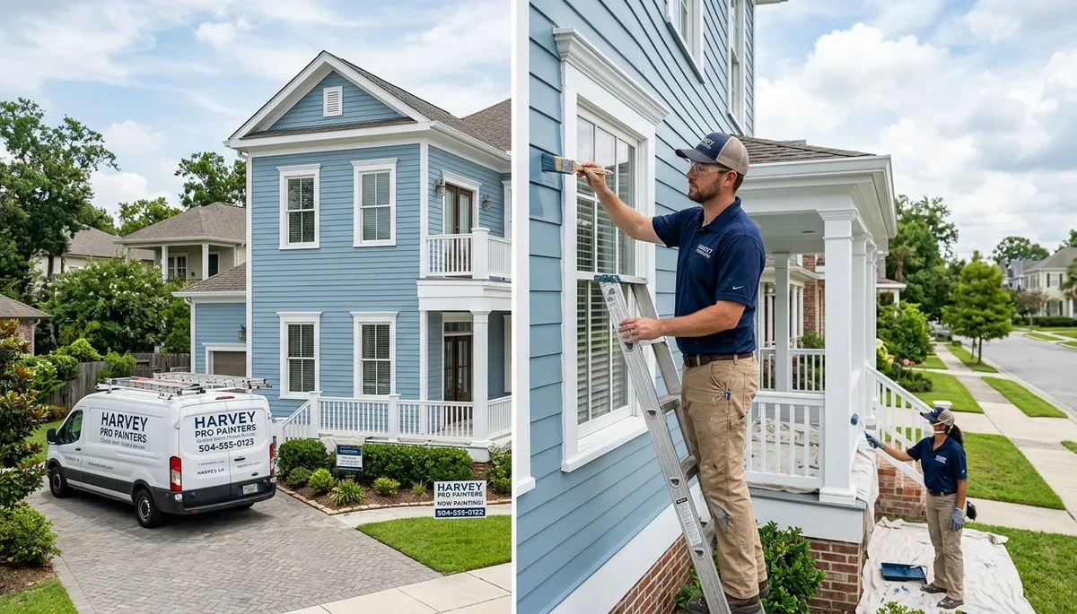 Professional house painters in New Orleans LA providing expert exterior and interior painting services